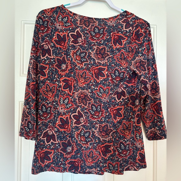 5 for $8- Autumn Floral Blouse - Picture 4 of 4